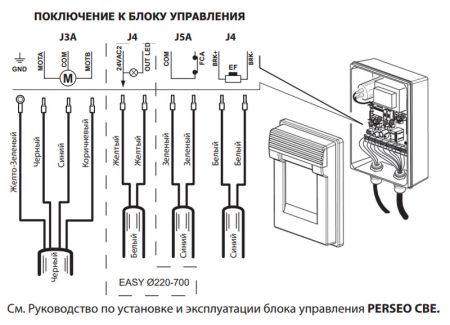 Электромеханический боллард BFT EASY RUS L 220/700-6 из нерж. стали, с подсветкой