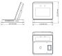Настольный биометрический терминал HikVision DS-K1F600-D6E-F для сбора данных