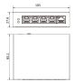 Неуправляемый 4-портовый PoE коммутатор HikVision DS-3E0505P-E/M