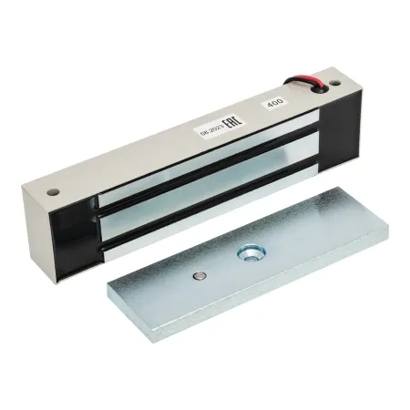 Электромагнитный замок AccordTec ML-350N с уголком, серый Электромагнитный замок AccordTec ML-350N с уголком, серый