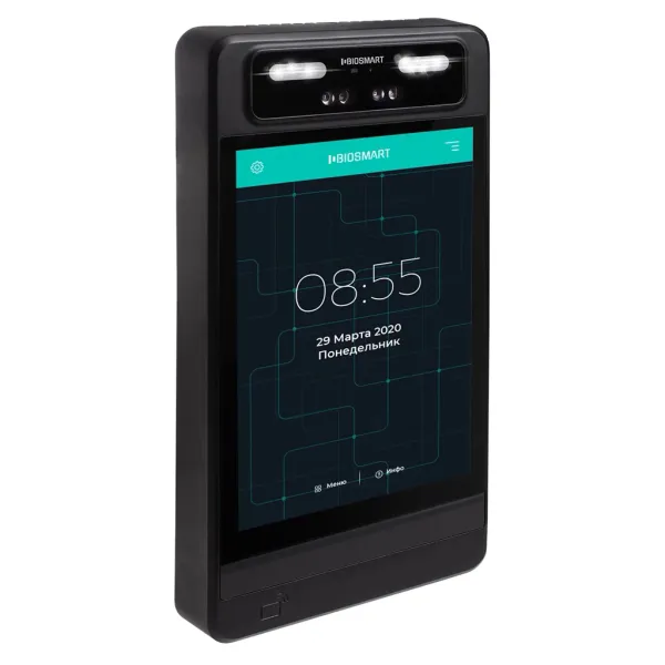 Терминал биометрический BioSmart Quasar EM идентификации по лицу и RFID-картам