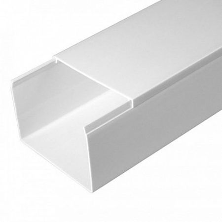 Кабель-канал 80х60 мм, белый, 2 м (PR.0580601) Кабель-канал 80х60 мм, белый, 2 м (PR.0580601)