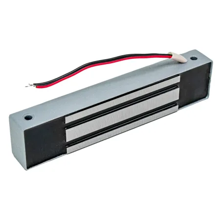 Электромагнитный замок AccordTec ML-180K с уголком, серебряный металлик Электромагнитный замок AccordTec ML-180K с уголком, серебряный металлик