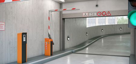Тумба шлагбаума автоматического Magnetic Parking Pro, длина стрелы до 3.5 м