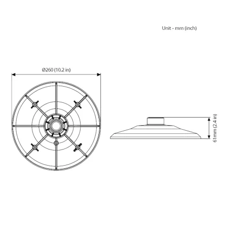 Основание для кронштейна IDIS DA-MA4400