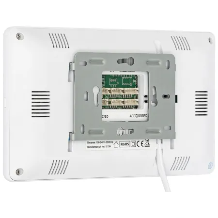 Монитор видеодомофона AccordTec AT-VD 760C/SD WH