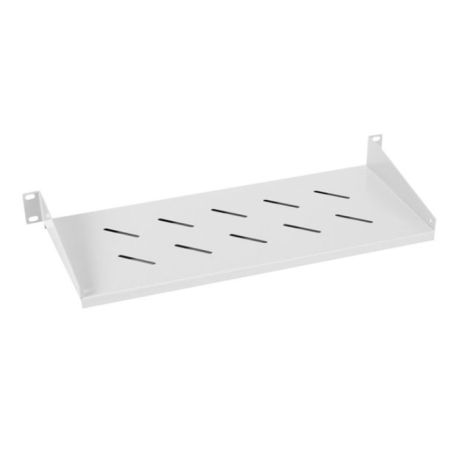 Полка 19" Cabeus SH-J017-1U-200 перфорированная консольная 1U глубина 200 мм