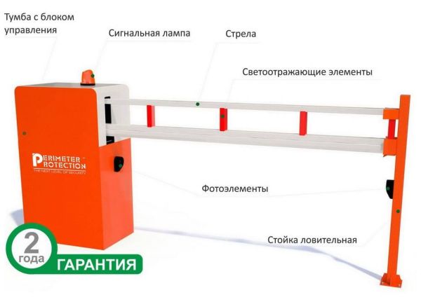 Антивандальный шлагбаум откатного типа Деталсис