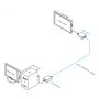 Удлинитель VGA по витой паре Dahua DH-PFM710
