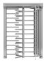 Полноростовой турникет Gotschlich Ecco 120 HE Stainless (6ELE3A0HС)