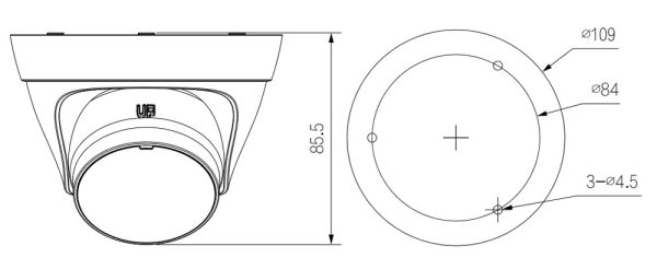 IP-видеокамера 2Мп Dahua DH-IPC-HDW1230T1P-0360B-S6