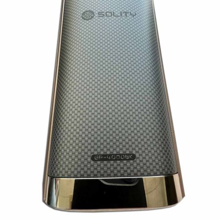 Электронный замок биометрический Solity GP-4000BK Dark Silver, распознавание по отпечатку пальца, двухригельный