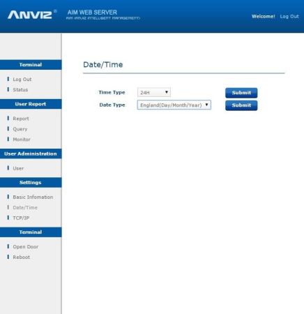Биометрическая система учета рабочего времени Anviz C2 WEB Server