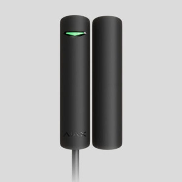 Проводной адресный датчик открытия Ajax DoorProtect Fibra (черный)