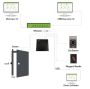 Считыватель UHF дальнего действия ZKTeco U1000E White c автономным контроллером
