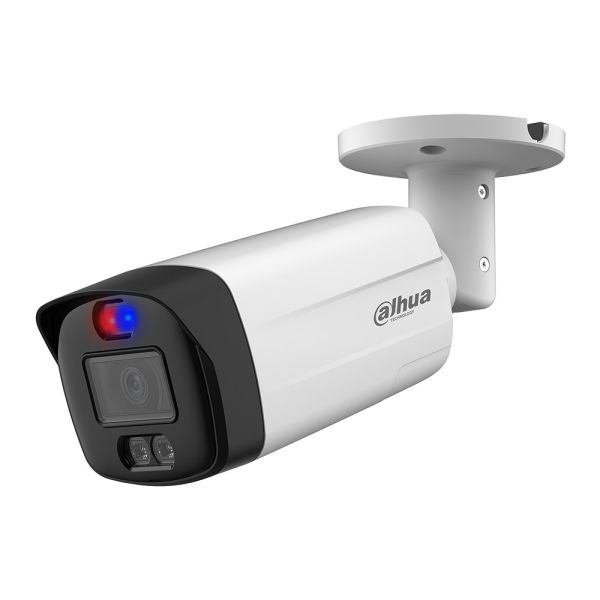 Уличная HD-CVI видеокамера Full-color 5Мп Dahua DH-HAC-ME1509THP-A-PV-0360B-S2 с сиреной и стробоскопом