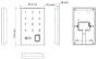 Считыватель HikVision DS-K1109DKFB-QR отпечатков пальца и Mifare карт, QR-кодов, с поддержкой Bluetooth и клавиатурой