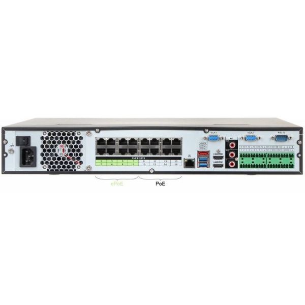 IP-видеорегистратор 4K 16-канальный PoE DHI-NVR5416-16P-4KS2E