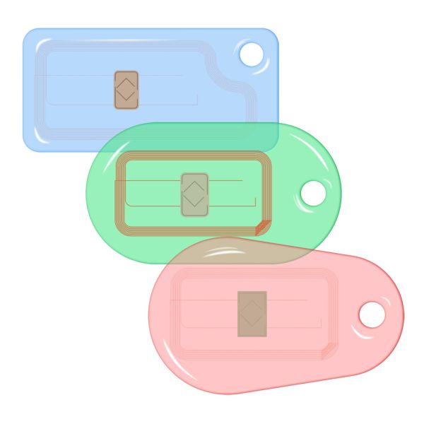 Бесконтактный RFID-брелок SMARTTAG Caramel iCode, прозрачный