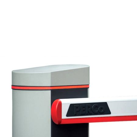 Шлагбаум автоматический PERCo GS04 с прямоугольной стрелой 4.3 м и встроенной системой обогрева