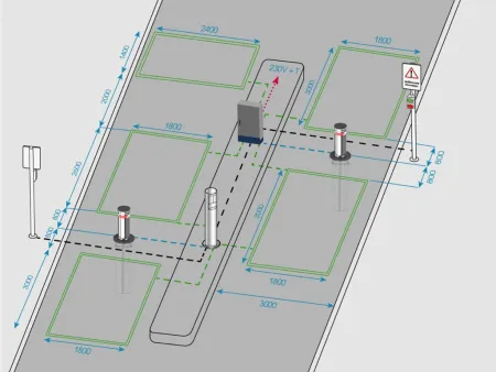 Гидравлический боллард Блокпост P600 нержавеющей стали Гидравлический боллард Блокпост P600 нержавеющей стали