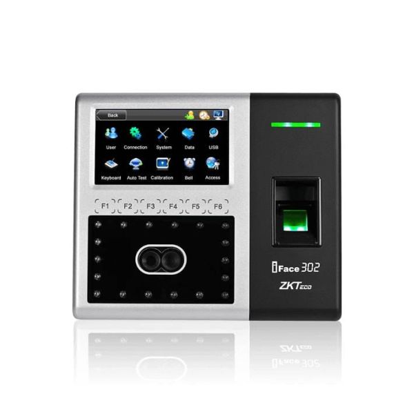 Мультибиометрический терминал учёта рабочего времени ZKTeco uFace302