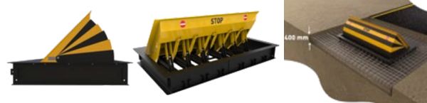 Блокиратор дорожный гидравлический HRB 900 SHALLOW (HRB-15P90-SHLW), длина 1500 мм