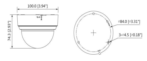 Купольная IP-видеокамера 2Мп Dahua EZ-IPC-D1B20P-0360B