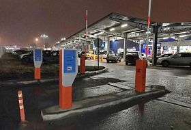 Парковочная система на парковке Metro cash and carry