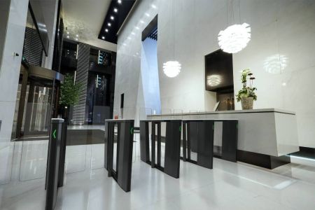 Боковой модуль скоростного распашного турникета Cominfo EasyGate Superb