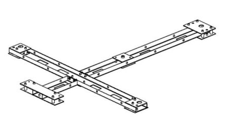 Рама монтажная PERCo RF16 для турникетов RTD-16