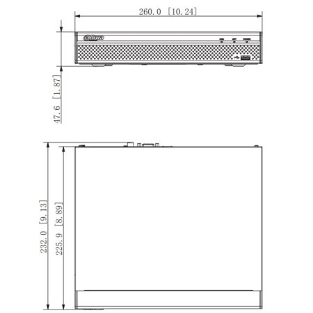 IP-видеорегистратор PoE 8-канальный 4K Dahua DHI-NVR4108HS-8P-4KS2/L