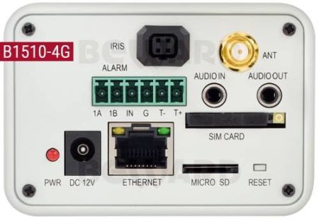 Корпусная IP-камера Beward B1510-4G с модулем 2G/3G/4G промышленного класса