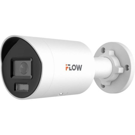 IP-камера 2Мп iFlow F-IC-2122C2M(6mm) уличная, с микрофоном, SharpSense и двойной подсветкой до 40 м
