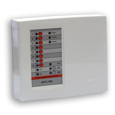 Прибор ВЭРС-ПК 8П-РС версия 3.2 приемно-контрольный охранно-пожарный Прибор ВЭРС-ПК 8П-РС версия 3.2 приемно-контрольный охранно-пожарный