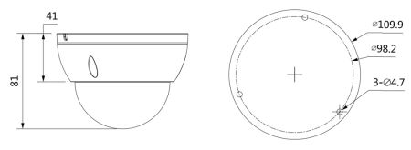 IP-видеокамера 4Мп Dahua DH-IPC-HDBW1431EP-0280B-S4 с ИК-подсветкой до 30м