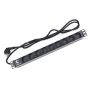 Блок евророзеток Cabeus PDU-9P-2EU для 19" шкафов, горизонтальный, 9 розеток, 16 A