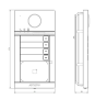 Вызывная панель Wi-Fi HikVision DS-KV8413-WME1(C)/Flush