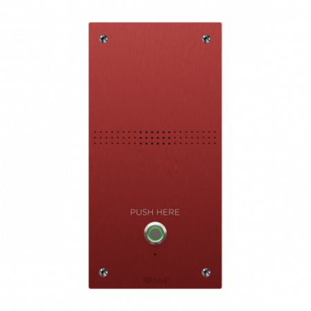 Специализированная вызывная аудио-панель Bas-IP AV-04AFD Red, врезная