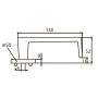 Ручка дверная Abloy Forum 4 EXIT для аварийных выходов