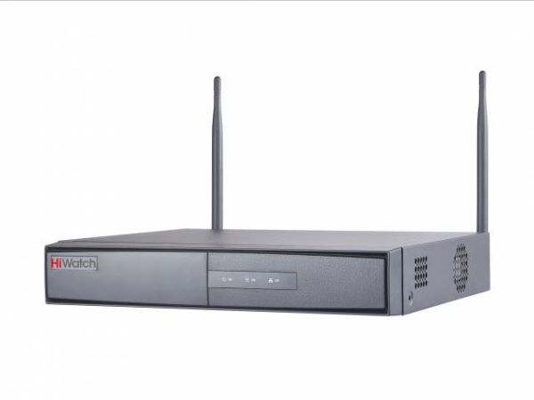 Сетевой IP-видеорегистратор с Wi-Fi HiWatch DS-N304W(B) на 4 канала