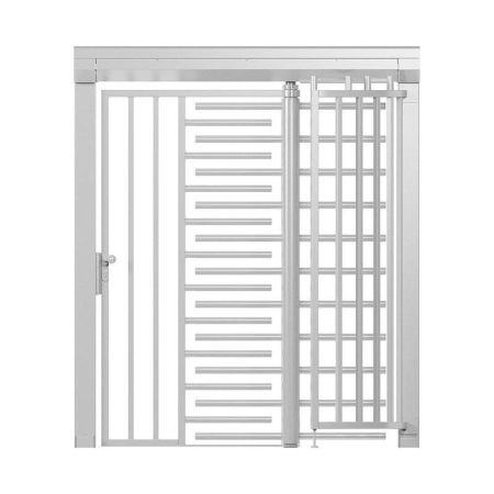 Полноростовой турникет с встроенной дверью Gotschlich ECCO Kombiblock LT Basic (6ELKB2A0HB)