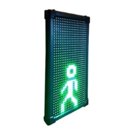 Светодиодный двухсекционный светофор Инфопаркинг ИС-П1/1Q8/24 MATRIX (П1/24 MATRIX), 160 мм