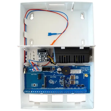 Устройство Stemax MX840 оконечное объектовое приемно-контрольное c GSM коммуникатором Устройство Stemax MX840 оконечное объектовое приемно-контрольное c GSM коммуникатором