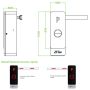 Комплект автоматического шлагбаума ZKTeco BGM1030R (Wi-Fi) с прямой стрелой 3 метра