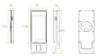 Биометрический терминал учета рабочего времени ZKTeco Horus E1-RFID (ID)