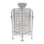 Турникет полноростовой двухпроходной ZKTeco FHT2311D 3-х лопастной (120°), с RFID считывателями
