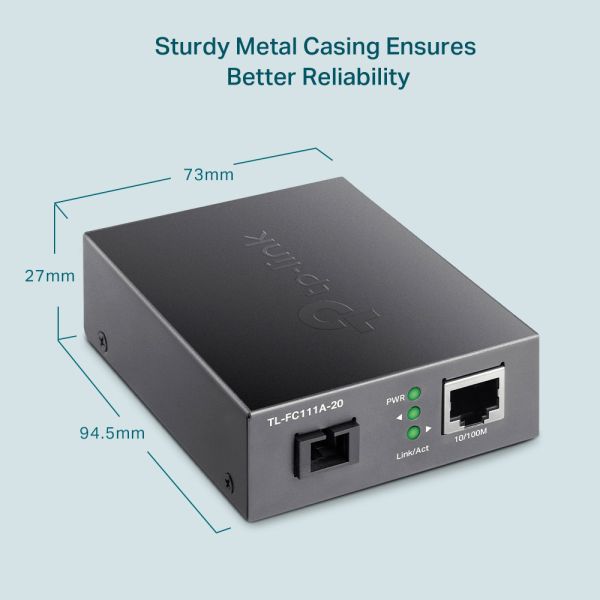 Медиаконвертер TP-Link TL-FC111A-20 WDM 10/100 Мбит/с