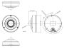 Панорамная антивандальная Fisheye IP-видеокамера 6Мп Wisenet XNF-8010RVM (1.6 мм) с транспортным сертификатом