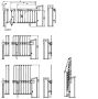 Решетка на стрелу Magnetic GUE1300-040, высокая 1,3 м, шарнирная 4000 мм, для шлагбаумов Access Pro-H, XL2, XXL